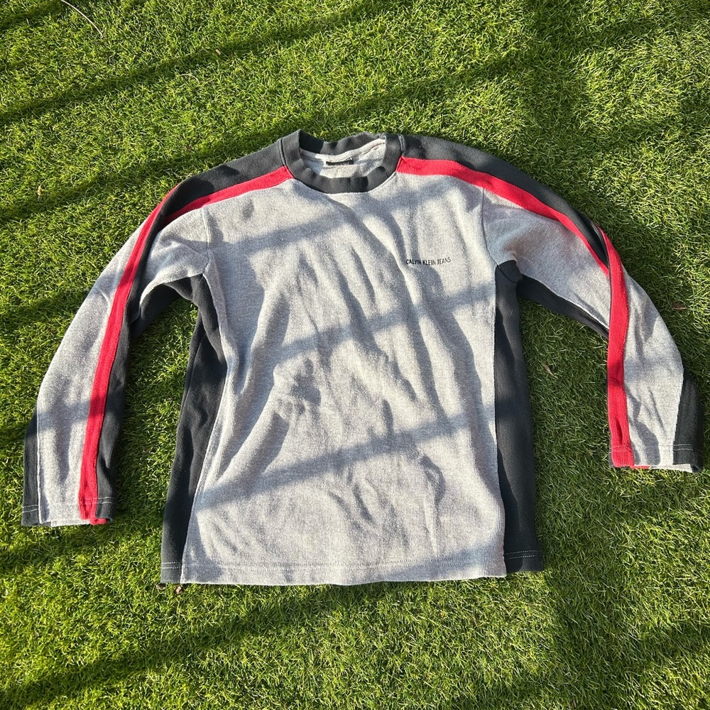 Harley-Davidson Gray and Black Long Sleeve Shirt